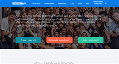 Desktop Screenshot of aiesec.sk